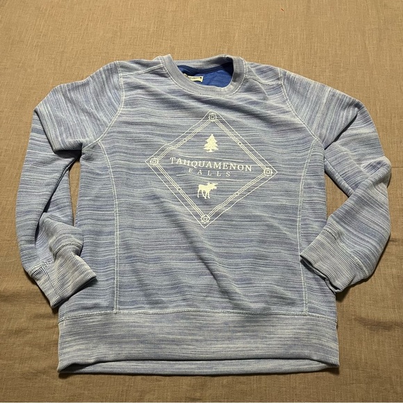 Tahquamenon Falls Crewneck Sweatshirt Size Medium Michigan Upper Peninsula - Picture 2 of 7